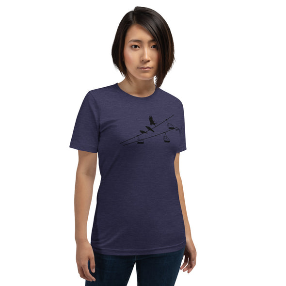 Crows On A Wire Unisex T-Shirt